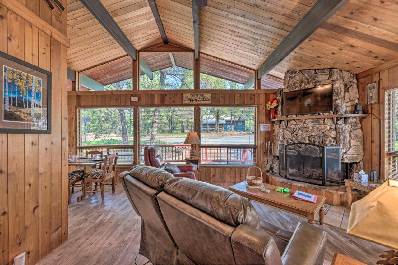Quiet Retreat With Hot Tub - 16 Miles To Ski Apache! ルイドソ エクステリア 写真